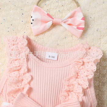 eaby Aliexpress Amazon ins Δημοφιλής ευρωπαϊκή και αμερικανική φούστα χαρεμιού με λωρίδες δαντέλας σε στυλ Κ σε στυλ Pit Strip με σχέδιο κουνελιού