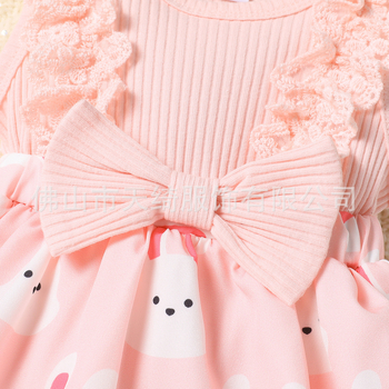 eaby Aliexpress Amazon ins Δημοφιλής ευρωπαϊκή και αμερικανική φούστα χαρεμιού με λωρίδες δαντέλας σε στυλ Κ σε στυλ Pit Strip με σχέδιο κουνελιού