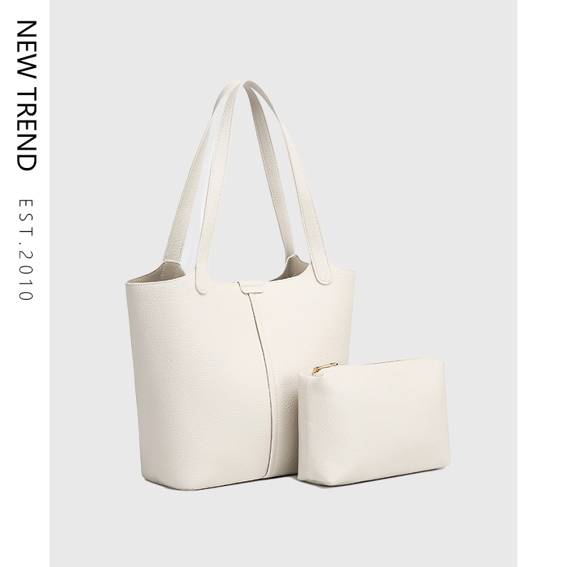 Aukštos klasės retro didelės talpos krepšys 2025 m. Populiarus naujas tarpvalstybinis moteriškas krepšys, nešiojamas rankinukas per petį