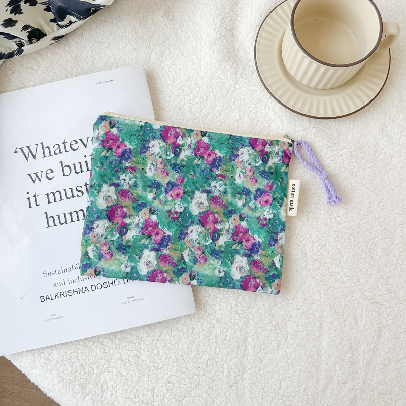 Klassikaline väike ruuduline kosmeetikakott, kaasaskantav, kaasaskantav retro kontrastvärvi kirjatarvete kott, suure mahutavusega multifunktsionaalne pinal