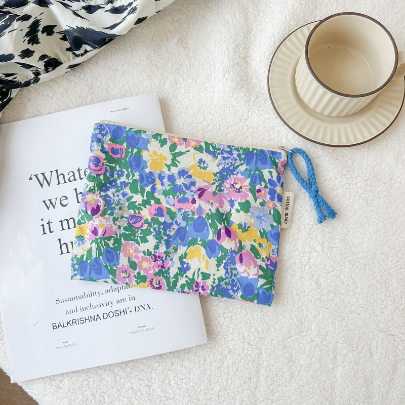 Klassikaline väike ruuduline kosmeetikakott, kaasaskantav, kaasaskantav retro kontrastvärvi kirjatarvete kott, suure mahutavusega multifunktsionaalne pinal