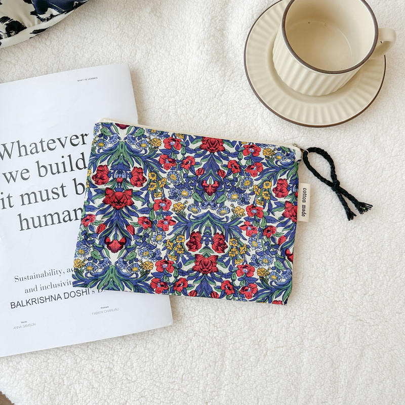 Klassikaline väike ruuduline kosmeetikakott, kaasaskantav, kaasaskantav retro kontrastvärvi kirjatarvete kott, suure mahutavusega multifunktsionaalne pinal