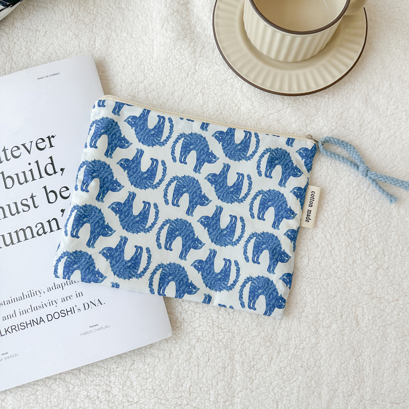 Klassikaline väike ruuduline kosmeetikakott, kaasaskantav, kaasaskantav retro kontrastvärvi kirjatarvete kott, suure mahutavusega multifunktsionaalne pinal