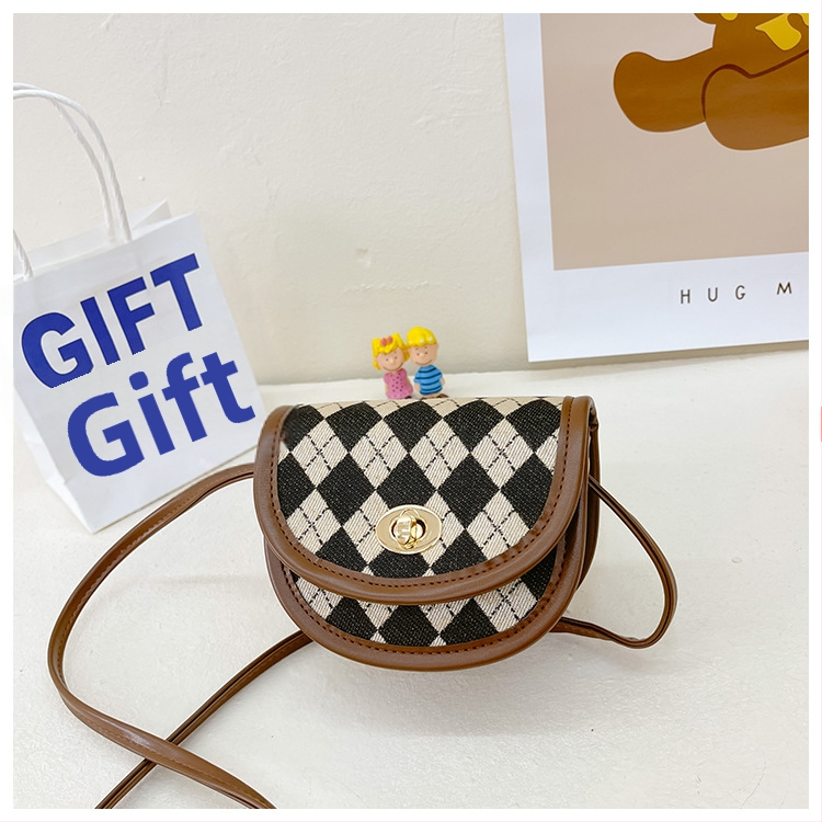 Παιδική μίνι τσάντα Crossbody για κορίτσια, κορεάτικης κατασκευής, με κορεάτικο στυλ, μοντέρνα ρετρό τσάντα σέλας