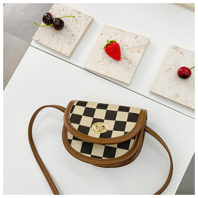 Παιδική μίνι τσάντα Crossbody για κορίτσια, κορεάτικης κατασκευής, με κορεάτικο στυλ, μοντέρνα ρετρό τσάντα σέλας