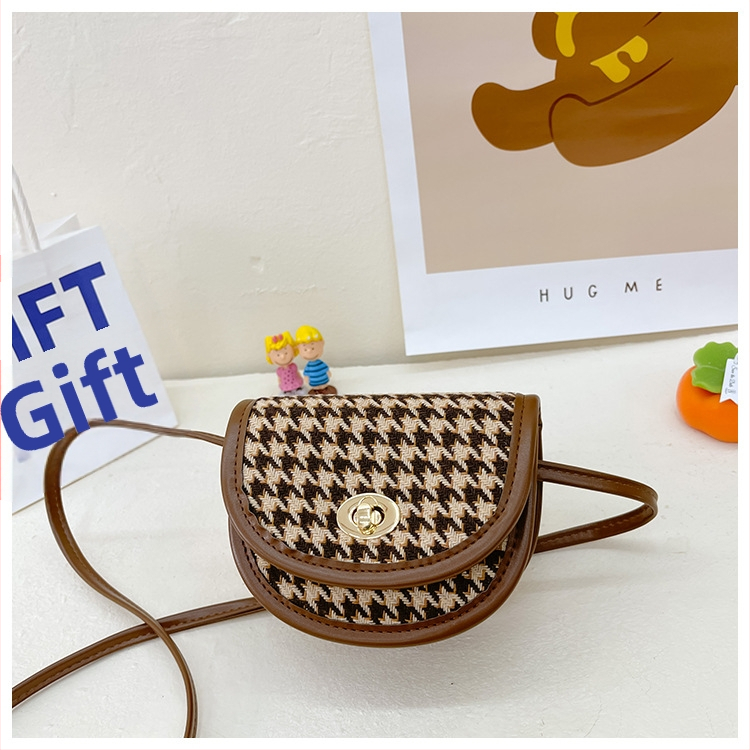 Παιδική μίνι τσάντα Crossbody για κορίτσια, κορεάτικης κατασκευής, με κορεάτικο στυλ, μοντέρνα ρετρό τσάντα σέλας