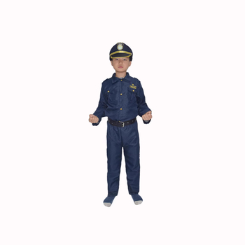 Хелоуин костюм Детски полицейски костюм Косплей косплей костюм Шоу рокля Парти костюм