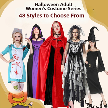 Στολή ενηλίκων για μάγισσα, ρούχα πειρατών, κοκκινοσκουφίτσα, ντύσιμο βρικόλακα, γυναίκες, cosplay, στολή μάγισσας, ρούχα πειρατών, στολές μικρών κοριτσιών, ντύσιμο βρικόλακα, Γυναικεία