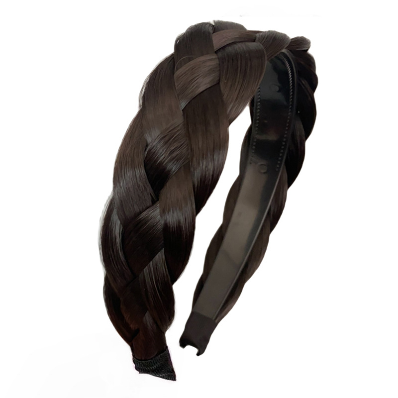 Platintas „Fishbone“ kasos perukas, moteriška keturių sruogų kasa, vieno susukimo plaukų segtukas, galvos apdangalas, raudoni spaudžiami plaukų aksesuarai.