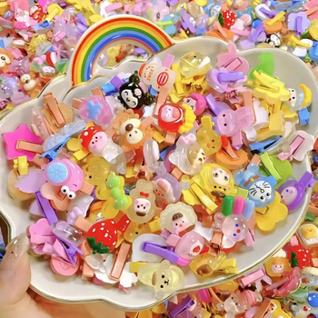 100 vnt. pakuotė ~ Mini segtukai, raudoni, purtomi, vaikiški kirpčiukai, nulūžę plaukai, maži segtukai, dovanų kioskas, kuriame parduodami segtukai