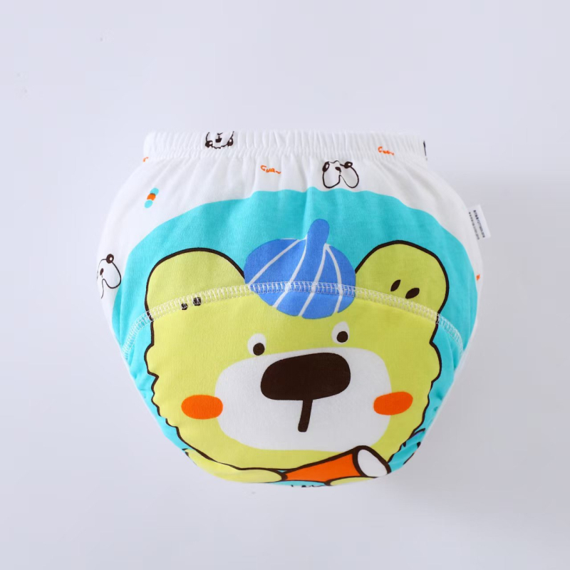 Kūdikio treniruočių kelnės, vaikiškos A klasės grynos medvilnės sauskelnių maišelis, apsaugantis nuo šoninio pratekėjimo, kūdikio pavasario ir vasaros sauskelnės, skalbiamos sauskelnės.