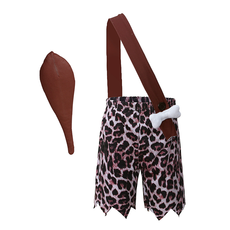 Îmbrăcăminte de vară pentru copii, pentru băieți și fete, pantaloni scurți cu model geometric și curea de umăr de Halloween