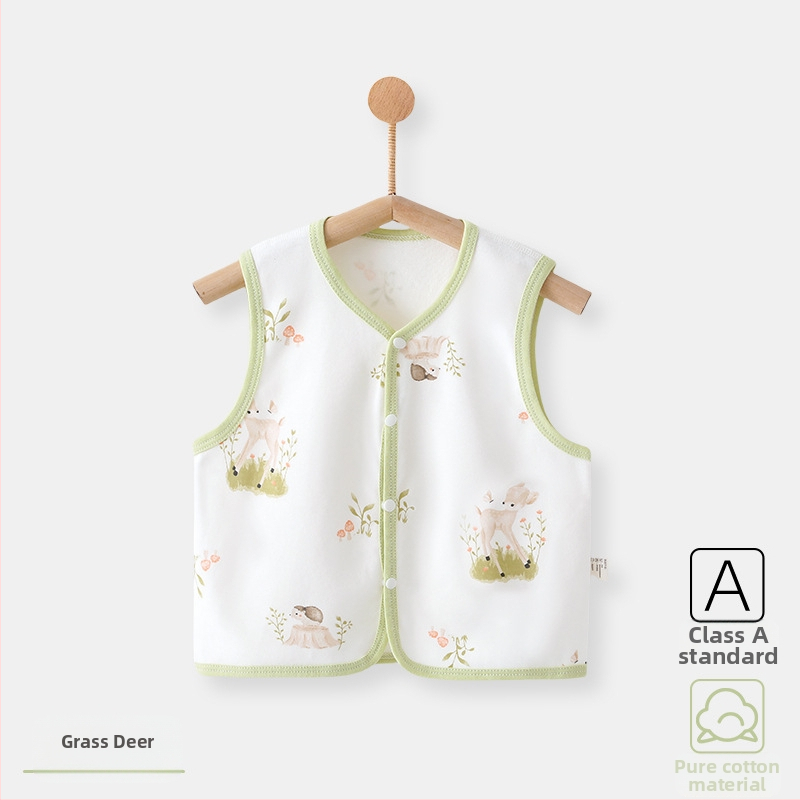 Beebivest A-klassi ülerõivas kevadeks ja sügiseks. Puhast puuvillast beebivest sügiseks väljas käimiseks.