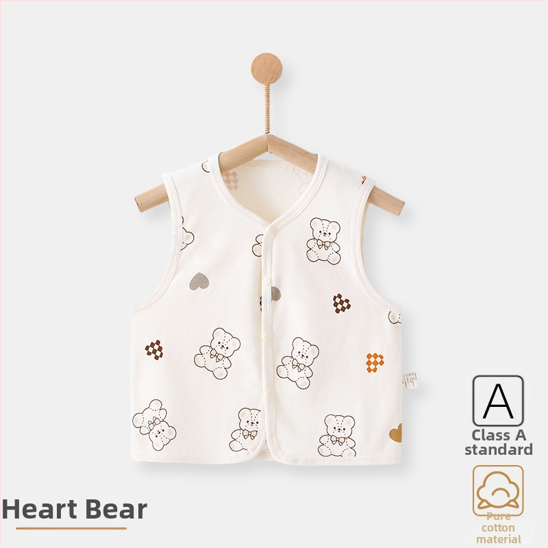 Beebivest A-klassi ülerõivas kevadeks ja sügiseks. Puhast puuvillast beebivest sügiseks väljas käimiseks.