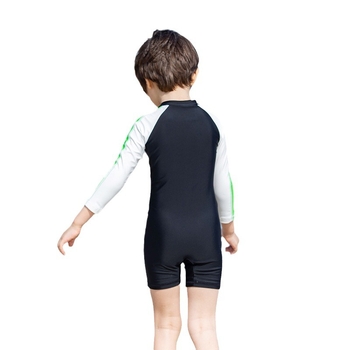 Παιδικό μαγιό Momasong Νέο ολόσωμο μαγιό με μακριά μανίκια και αντηλιακό για αγόρια, βρεφικό ολόσωμο μαγιό για θερμές ανοιξιάτικες εμφανίσεις