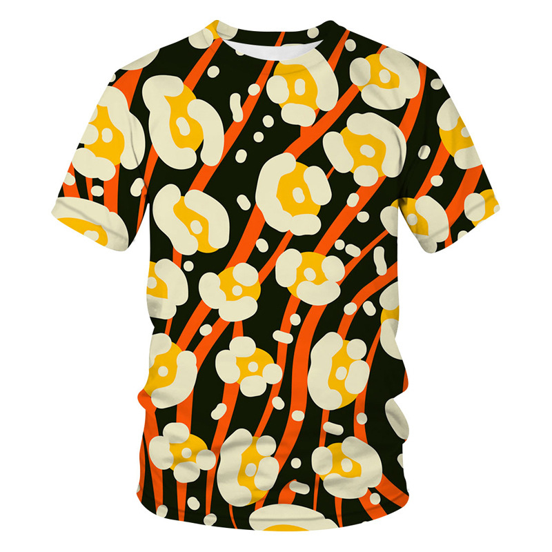 Ljetna majica s novim uzorkom, ležerna, kratkih rukava za muškarce, ulična odjeća, majica s 3D digitalnim printom i morskim životom