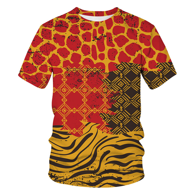 Ljetna majica s novim uzorkom, ležerna, kratkih rukava za muškarce, ulična odjeća, majica s 3D digitalnim printom i morskim životom