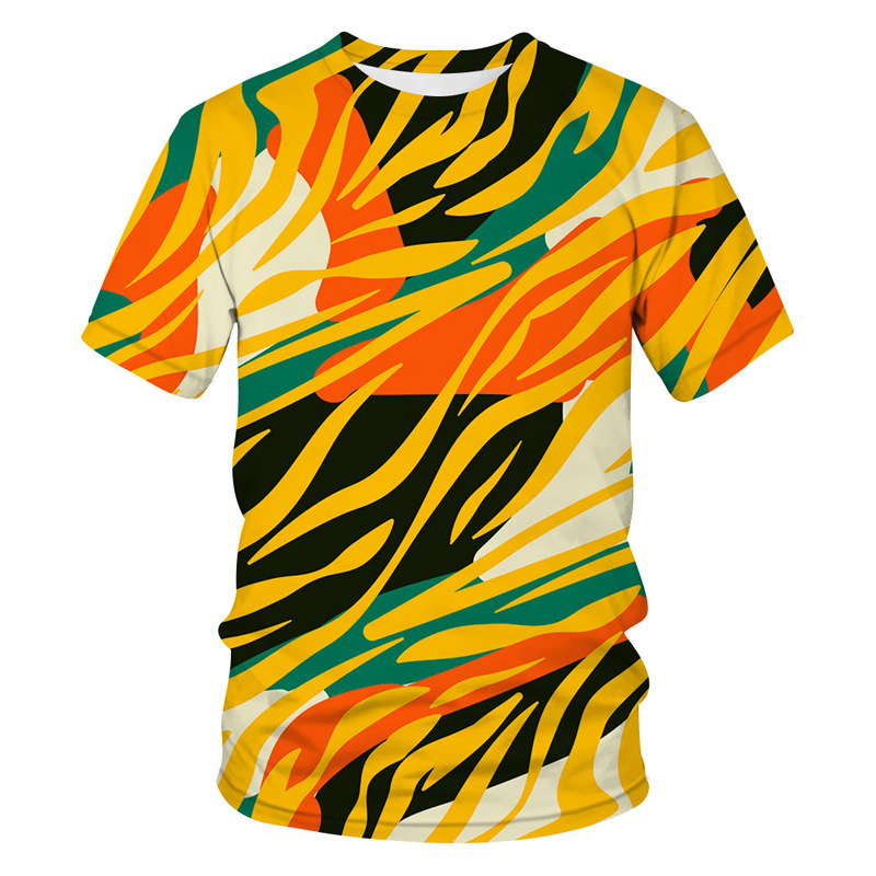 Ljetna majica s novim uzorkom, ležerna, kratkih rukava za muškarce, ulična odjeća, majica s 3D digitalnim printom i morskim životom