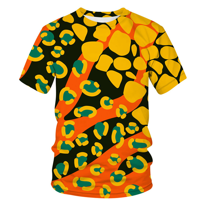 Ljetna majica s novim uzorkom, ležerna, kratkih rukava za muškarce, ulična odjeća, majica s 3D digitalnim printom i morskim životom