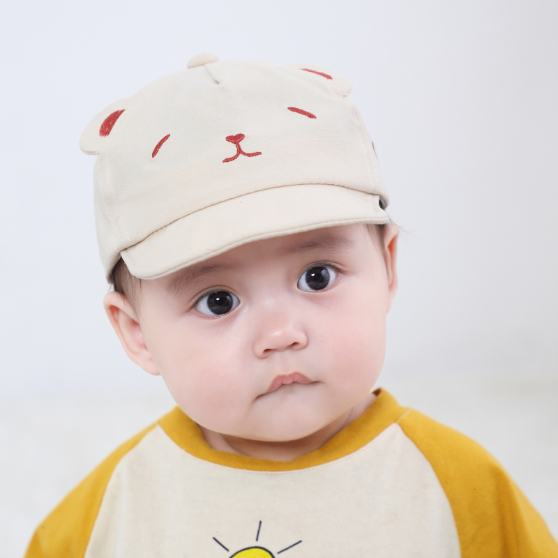 Proljetni i jesenski dječji šešir, dječji šešir za sunce, crtani medvjedić, dječji šešir za sunce, dječaci i djevojčice, putni šešir s mekim obodom, plima