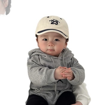 Dječja kapa, proljetna i jesenska šilterica, K-stil, jednostavna i elegantna bejzbolska kapa, putni vizir za dojenčad i malu djecu, kapa za zaštitu od sunca