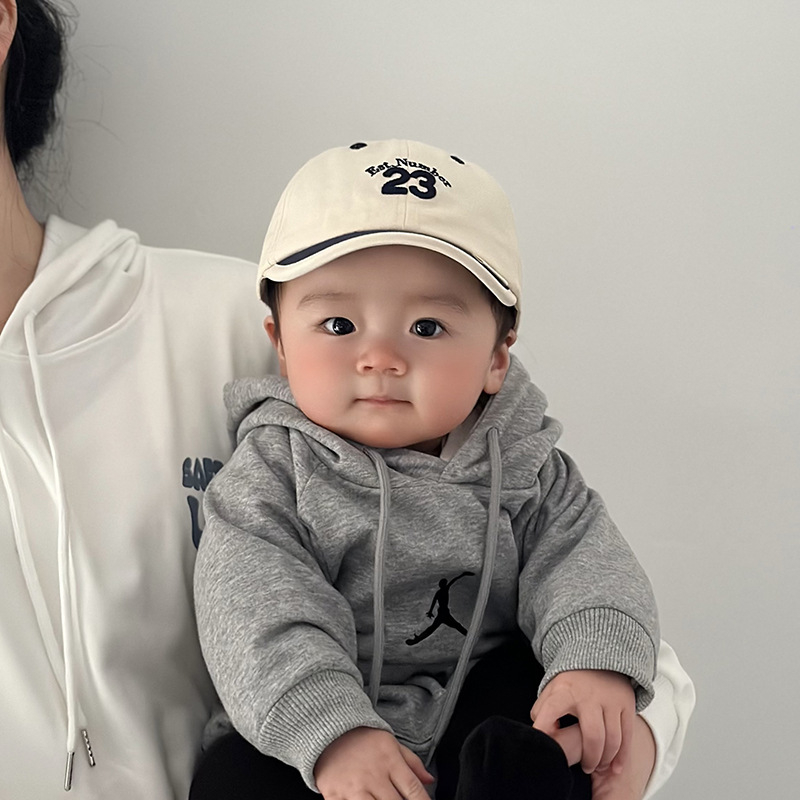 Dječja kapa, proljetna i jesenska šilterica, K-stil, jednostavna i elegantna bejzbolska kapa, putni vizir za dojenčad i malu djecu, kapa za zaštitu od sunca