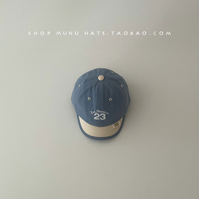 Dječja kapa, proljetna i jesenska šilterica, K-stil, jednostavna i elegantna bejzbolska kapa, putni vizir za dojenčad i malu djecu, kapa za zaštitu od sunca