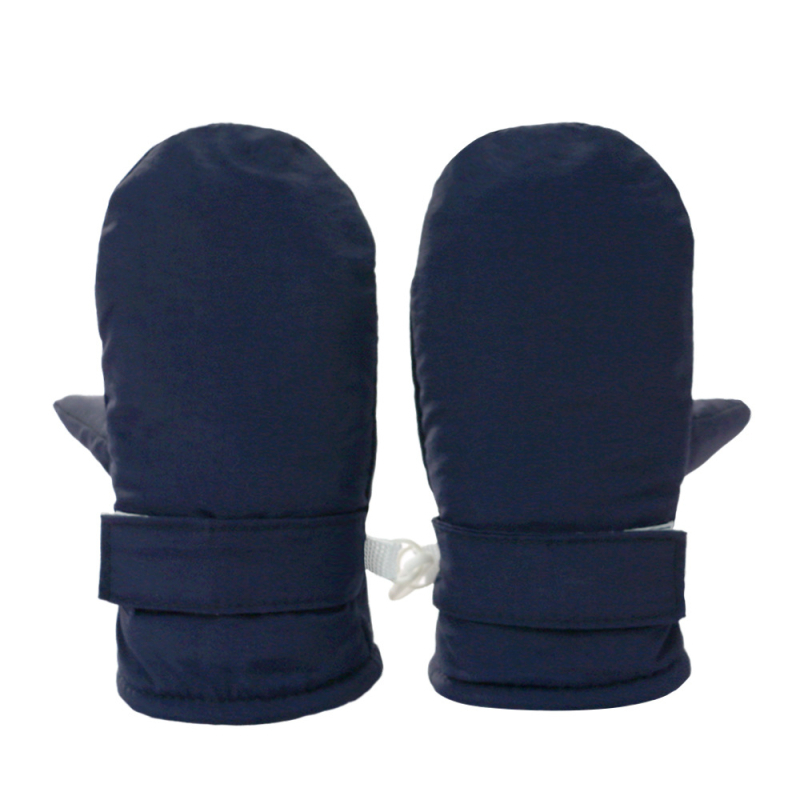 Vaikiškos rudens ir žiemos vienspalvės pirštinės, šiltos žieminės kūdikių pirštinės, aksominės, paminkštintos, antifrizinės slidinėjimo pirštinės