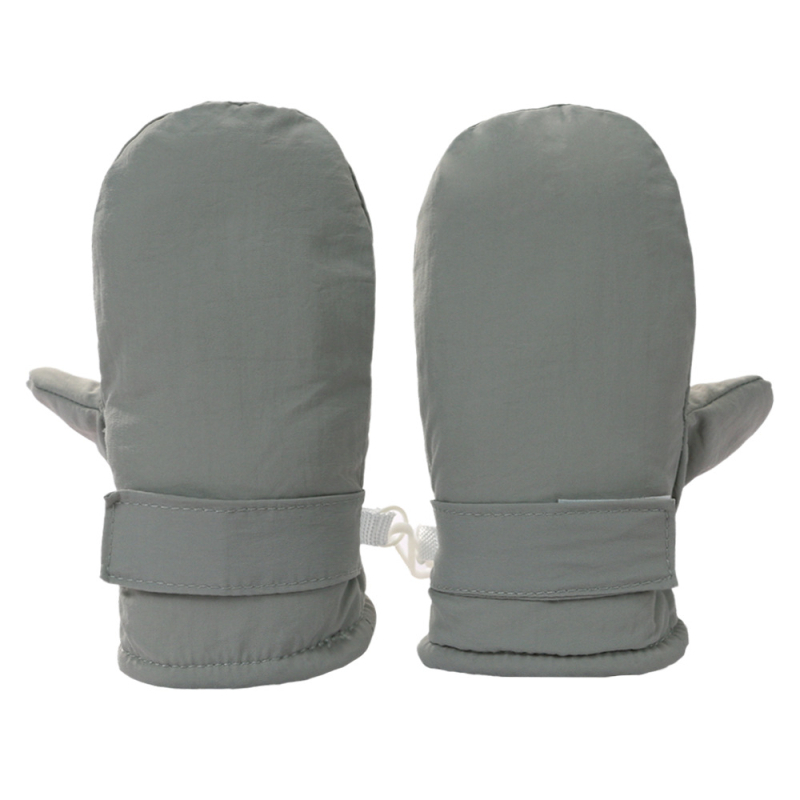 Vaikiškos rudens ir žiemos vienspalvės pirštinės, šiltos žieminės kūdikių pirštinės, aksominės, paminkštintos, antifrizinės slidinėjimo pirštinės