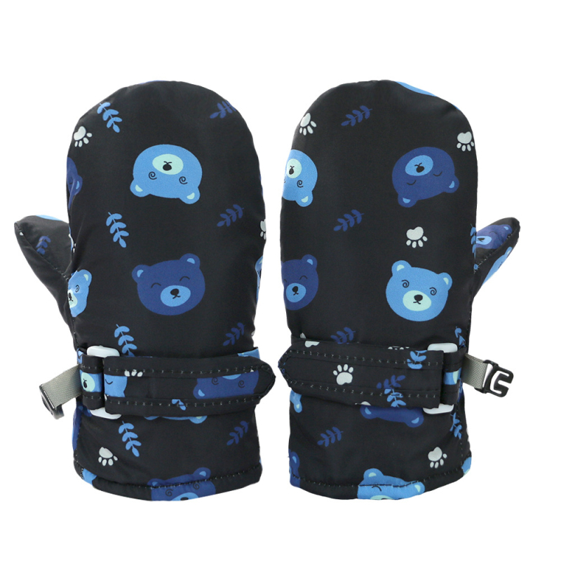 Naujos, greitai džiūstančios, vandeniui atsparios, šiltos, žieminės, kūdikių slidinėjimo pirštinės, didmeninė prekyba.