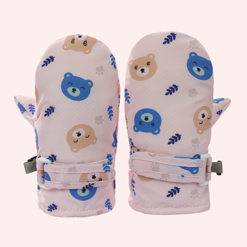 Naujos, greitai džiūstančios, vandeniui atsparios, šiltos, žieminės, kūdikių slidinėjimo pirštinės, didmeninė prekyba.