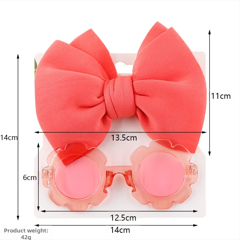 Детски слънчеви очила, комбиниран комплект, модна анимационна бебешка играчка, сенник, очила, космически памучен едноцветен пръстен