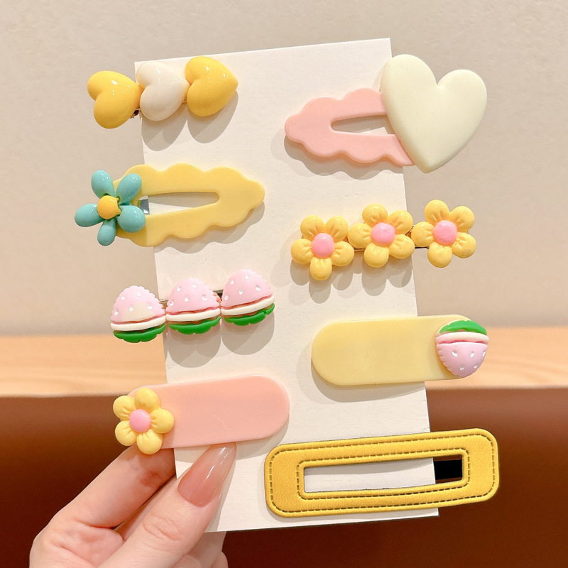 Vaikiški saldainių segtukai, segtukai mergaitėms, nulaužti plaukai, šoninė segtukas, mergaitėms, 2025 m. naujo stiliaus kirpčiukai, segtukas kūdikio galvos apdangalui