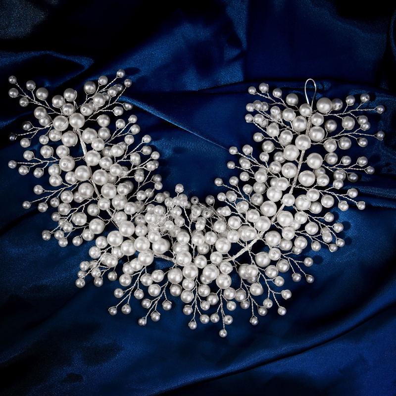 Piiriülesed uued pruudi peakatted, luksuslikud rasked käsitööna valminud kristallist juuksepaelad, pulmakleit, juuksepidu kleidi aksessuaarid