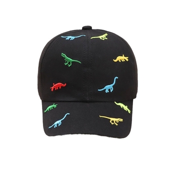 Παιδικό καπέλο κεντήματος κινουμένων σχεδίων μπέιζμπολ καπέλο all-match άνοιξη και καλοκαίρι κέντημα δεινόσαυρος πάπια γλώσσα Κορεάτικο αγόρια και κορίτσια καπέλο ηλίου