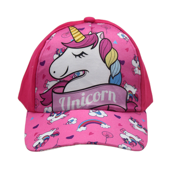 Παιδικό καπέλο μπέιζμπολ με διασυνοριακό σχέδιο μονόκερου για αγόρια και κορίτσια για υπαίθρια ταξίδια, ευέλικτο αντηλιακό καπέλο με κορυφή