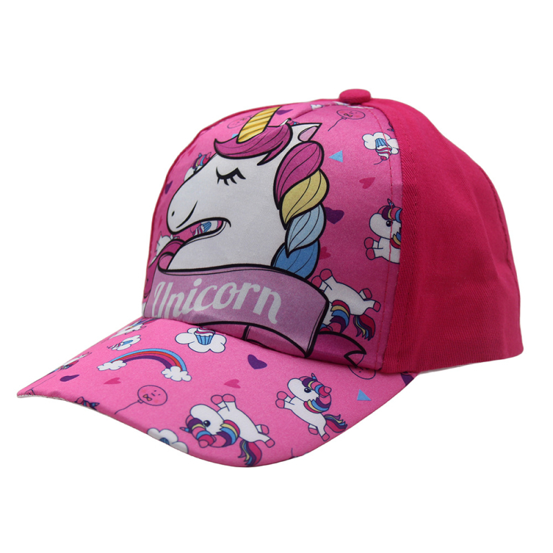 Παιδικό καπέλο μπέιζμπολ με διασυνοριακό σχέδιο μονόκερου για αγόρια και κορίτσια για υπαίθρια ταξίδια, ευέλικτο αντηλιακό καπέλο με κορυφή