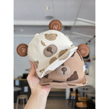 Dječja kapa za jesen i zimu, slatka super slatka kapa za bebe, vjetrootporna, topla mekana streha, dječja bejzbol kapa za jesen