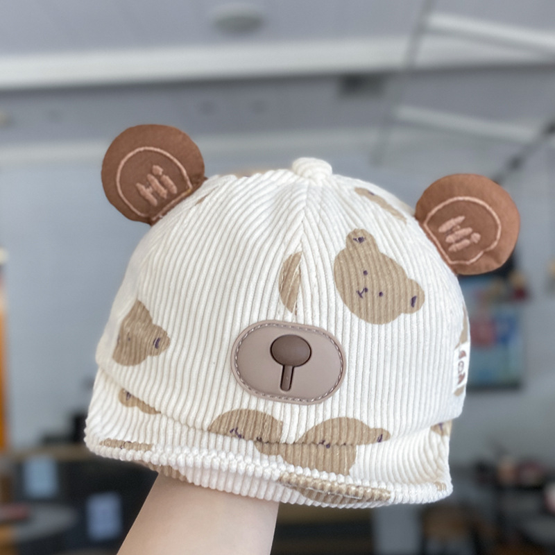 Dječja kapa za jesen i zimu, slatka super slatka kapa za bebe, vjetrootporna, topla mekana streha, dječja bejzbol kapa za jesen