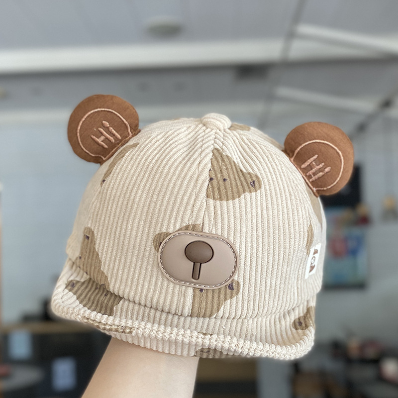 Dječja kapa za jesen i zimu, slatka super slatka kapa za bebe, vjetrootporna, topla mekana streha, dječja bejzbol kapa za jesen