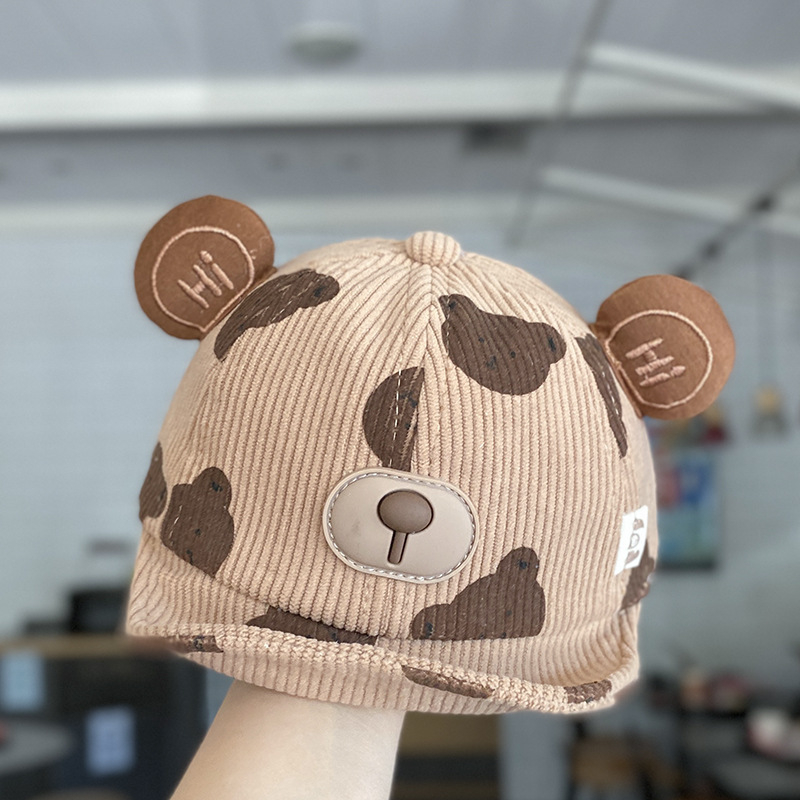 Dječja kapa za jesen i zimu, slatka super slatka kapa za bebe, vjetrootporna, topla mekana streha, dječja bejzbol kapa za jesen