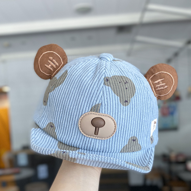 Dječja kapa za jesen i zimu, slatka super slatka kapa za bebe, vjetrootporna, topla mekana streha, dječja bejzbol kapa za jesen