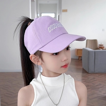 Παιδικό Καπέλο Μπέιζμπολ Γονέα-Παιδιού με Καλοκαιρινή Αλογοουρά για Κορίτσια, Άδειο Καπέλο, Μοντέρνο Σκίαστρο για Μωρά, Αντηλιακό Καπέλο