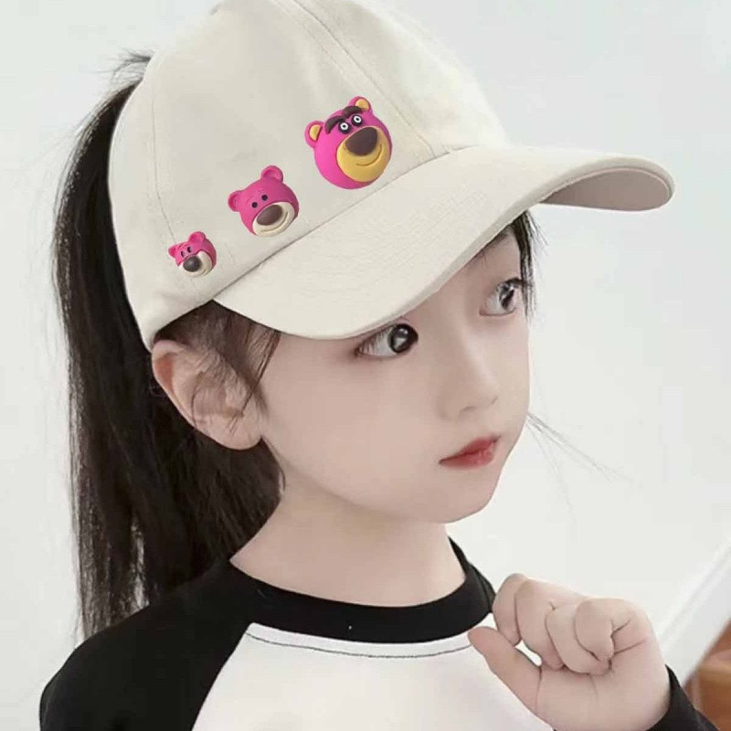 Παιδικό Καπέλο Μπέιζμπολ Γονέα-Παιδιού με Καλοκαιρινή Αλογοουρά για Κορίτσια, Άδειο Καπέλο, Μοντέρνο Σκίαστρο για Μωρά, Αντηλιακό Καπέλο