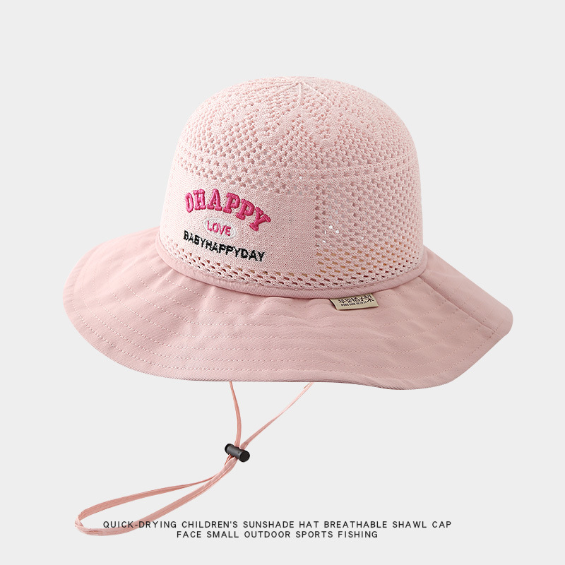 Παιδικό αντηλιακό καπέλο καλοκαιρινό αντι-UV καπέλο ηλίου για αγόρια και κορίτσια μωρού με κινούμενα σχέδια, μεγάλο γείσο, καπέλο ψαρά με σκιά