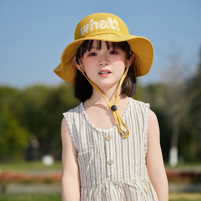 Παιδικό αντηλιακό καπέλο καλοκαιρινό αντι-UV καπέλο ηλίου για αγόρια και κορίτσια μωρού με κινούμενα σχέδια, μεγάλο γείσο, καπέλο ψαρά με σκιά