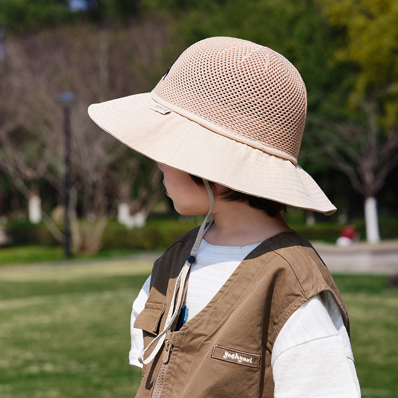Παιδικό αντηλιακό καπέλο καλοκαιρινό αντι-UV καπέλο ηλίου για αγόρια και κορίτσια μωρού με κινούμενα σχέδια, μεγάλο γείσο, καπέλο ψαρά με σκιά