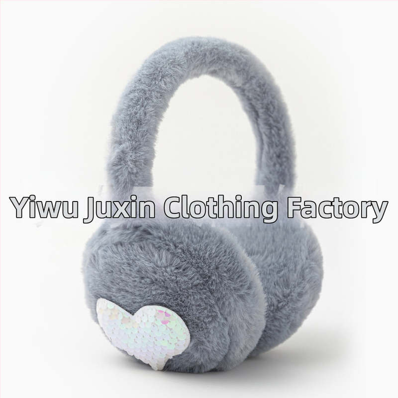 Сладки топли плюшени наушници, зимни, за студенти, колоездачи, топли, ветроустойчиви, студоустойчиви, антизамръзващи, защита на ушите