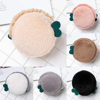 Sügisesed ja talvised kõrvaklapid, loomingulised, soojad meeste ja naiste armsad õpilastele mõeldud pehmed kokkupandavad kõrvakaitsed, laste kõrvakott