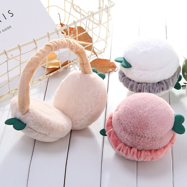 Sügisesed ja talvised kõrvaklapid, loomingulised, soojad meeste ja naiste armsad õpilastele mõeldud pehmed kokkupandavad kõrvakaitsed, laste kõrvakott